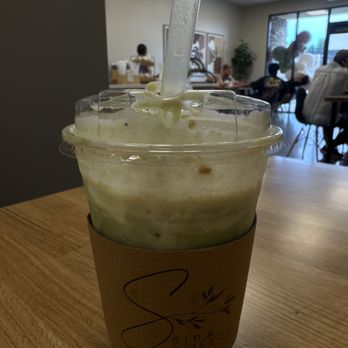 Sip & Sweets - banana matcha - Coffee & Tea Near Me - Ontario, California