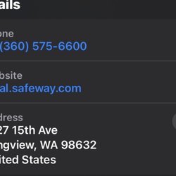 Safeway - The store location