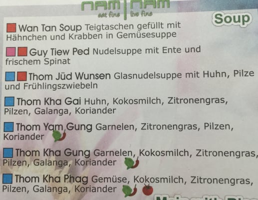 Menu photo 3 nam nam Munich, BY Menu photo 3 nam nam Munich, BY