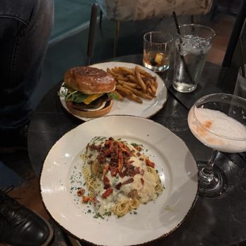 Tryst Kitchen + Cocktails - Chicken Florentine and Burger - Cajun/Creole Near Me - San Antonio, Texas Tryst Kitchen + Cocktails - Chicken Florentine and Burger - Cajun/Creole Near Me - San Antonio, Texas