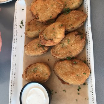 Maggies Town Tavern - Pickle chips! Lunch Al fresco - Bars Near Me - Wayne, New Jersey