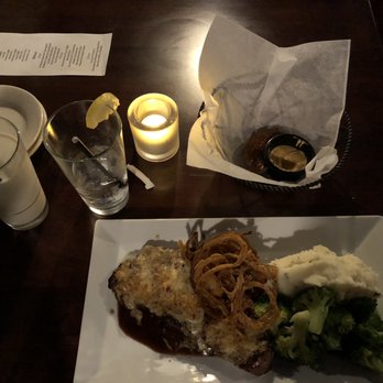 George Martin's Grillfire - Got the NY N.Y. Strip Steak Bleu Cheese Herb Crusted it was on their entree separate menu. - Steakhouses Near Me - Hanover, Maryland