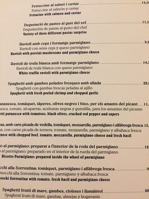 Menu photo 2 Da Greco Barcelona, B Menu photo 2 Da Greco Barcelona, B