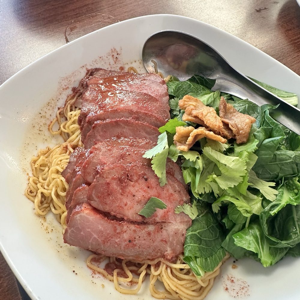 Patti's Kitchen - Egg Noodles and BBQ Pork - Thai Near Me - Pinellas Park, Florida Patti's Kitchen - Egg Noodles and BBQ Pork - Thai Near Me - Pinellas Park, Florida