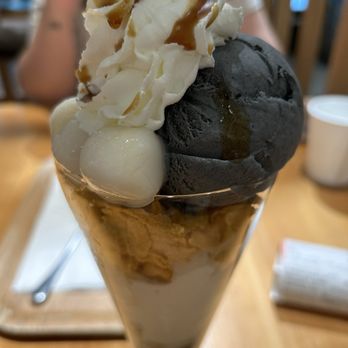 Nana’s Green Tea - Black Sesame Mochi Parfait - Japanese Near Me - Seattle, Washington