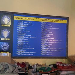 Blue Moon Coffee - Specialty Drinks Menu (January 2026)