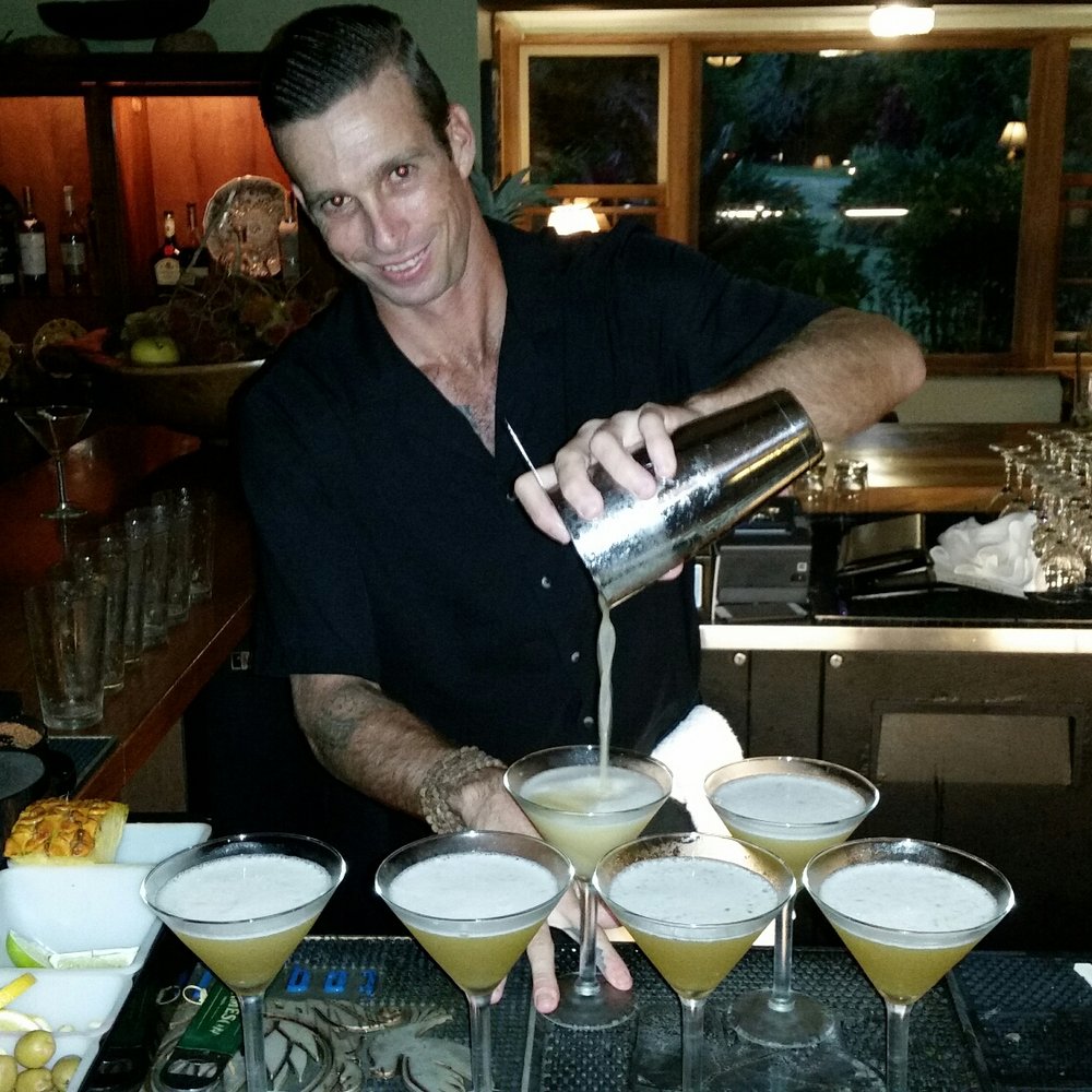 Mahiko Lounge - Fletcher is a mixologist extraordinaire who competes in prestigious bartending contests. These are his delicious CaneFire concoctions. - Lounges Near Me - HI, Hawaii