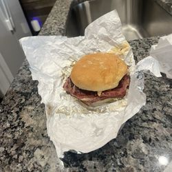 Fast and Good Grill - Pastrami burger, $1 potato bar