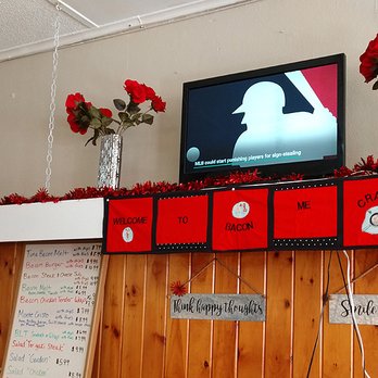 Bacon Me Crazy - a tv mounted on a wall - American Near Me - Hinsdale, New Hampshire