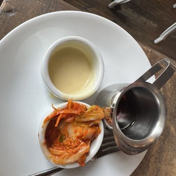 A Lamb’s Quandary - Deconstructed kimchi, horseradish sauce and real maple syrup. - Sandwiches Near Me - Seattle, Washington A Lamb’s Quandary - Deconstructed kimchi, horseradish sauce and real maple syrup. - Sandwiches Near Me - Seattle, Washington