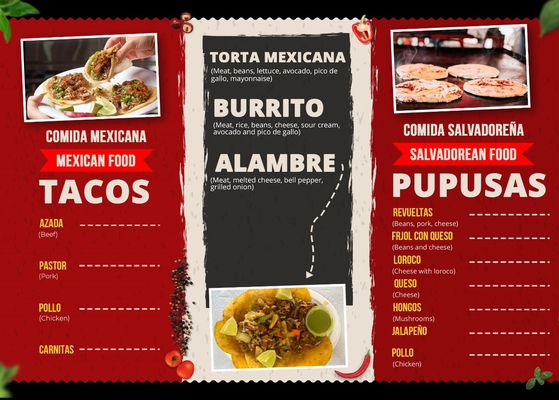 Menu photo 4 Texis Pupusas y Tacos Atwater, CA