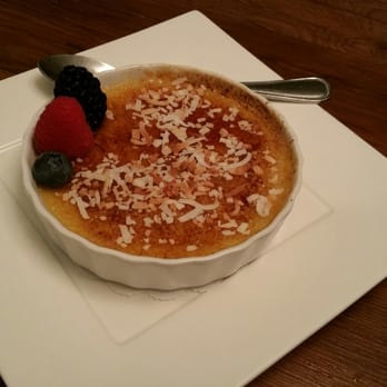 True Kitchen + Bar - Coconut and Ginger Creme Brule, excellent. - New American Near Me - Roseburg, Oregon
