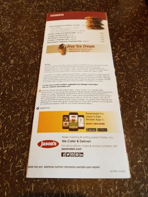 Menu photo 2 Jason's Deli Augusta, GA