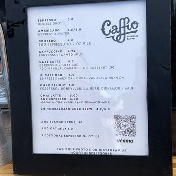 Caffio Espresso  - Menu - Coffee & Tea Near Me - Phoenix, Arizona