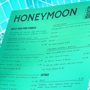 Honeymoon Chicken - Menu - Chicken Shop Near Me - Washington, DC, District of Columbia Honeymoon Chicken - Menu - Chicken Shop Near Me - Washington, DC, District of Columbia