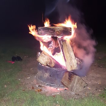 Jerry's Three River Campground - Fire - Rafting/Kayaking Near Me - Pond Eddy, New York