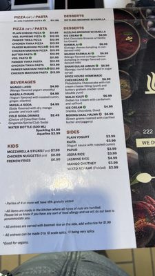 Menu photo 1 Spice House York, PA