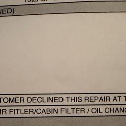 M&M Alternators & Batteries Auto Care - Price for changing out air filter, cabin filter, and an oil change.