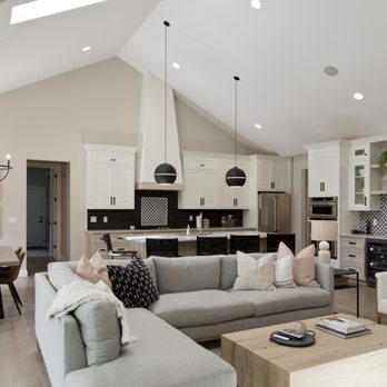 Benchmark Custom Homebuilders - a living room and kitchen - General Contractors Near Me - St. Louis, Missouri