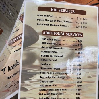Designer Nails - Kids and additional services menu - Nail Salons Near Me - Austin, Texas