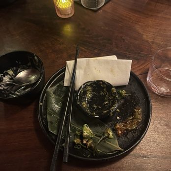 Suzume - cleaned plate of steak - Ramen Near Me - Brooklyn, New York