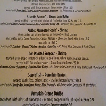 Bonefish Grill - Fall menu - Seafood Near Me - Plantation, Florida