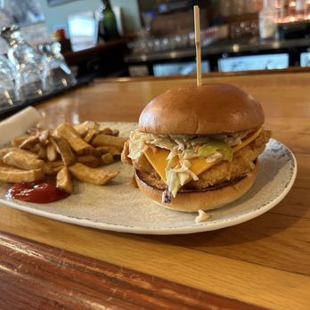 The Brick House - Chicken sandwich - Cocktail Bars Near Me - Benton Harbor, Michigan