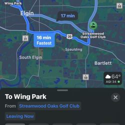 Streamwood Oaks Golf Club - Directions from streamwood