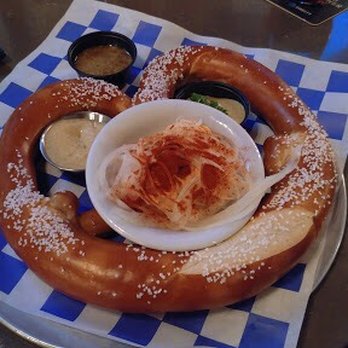 Reichenbach Hall - Appetizer pretzel. Definitely made for multiple people! - Bars Near Me - New York, New York Reichenbach Hall - Appetizer pretzel. Definitely made for multiple people! - Bars Near Me - New York, New York
