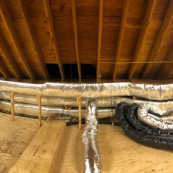 Ace Hardware Home Services - Custom air duct. Sealed and insulated.