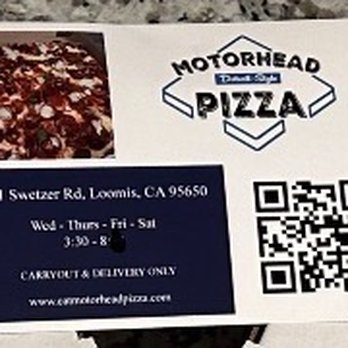 Motorhead Pizza - Pizza Near Me - Loomis, California Motorhead Pizza - Pizza Near Me - Loomis, California