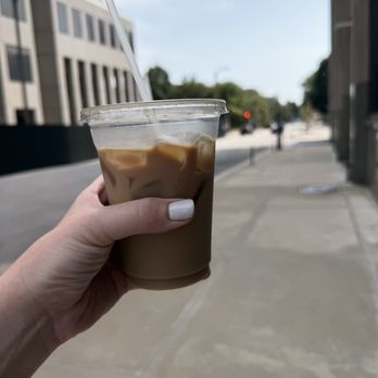 Bella's Coffee Cafe - A small vanilla iced latte it comes with two shots - Cafes Near Me - St. Louis, Missouri Bella's Coffee Cafe - A small vanilla iced latte it comes with two shots - Cafes Near Me - St. Louis, Missouri