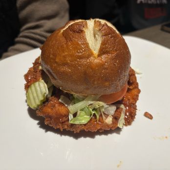 McCray's Tavern - Southern Fried Chicken Sandwich - Make it Spicy - Bars Near Me - Marietta, Georgia