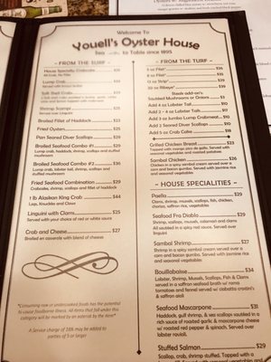 Menu photo 3 Youell's Oyster House Allentown, PA