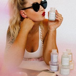 Salon Ish - Stylist Ashley showcasing her favorite Davines products