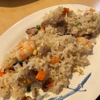 Teriyaki Wok - Combo fried rice (on a share plate, the actual portion was MUCH larger) - Sushi Bars Near Me - Bonney Lake, Washington