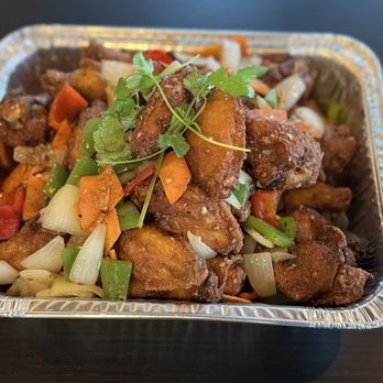Boiling Pho - Party tray fried Butter wings - Vietnamese Near Me - Temecula, California