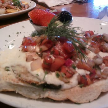 Plums Cafe - shirred eggs w/fruit - Breakfast & Brunch Near Me - Costa Mesa, California