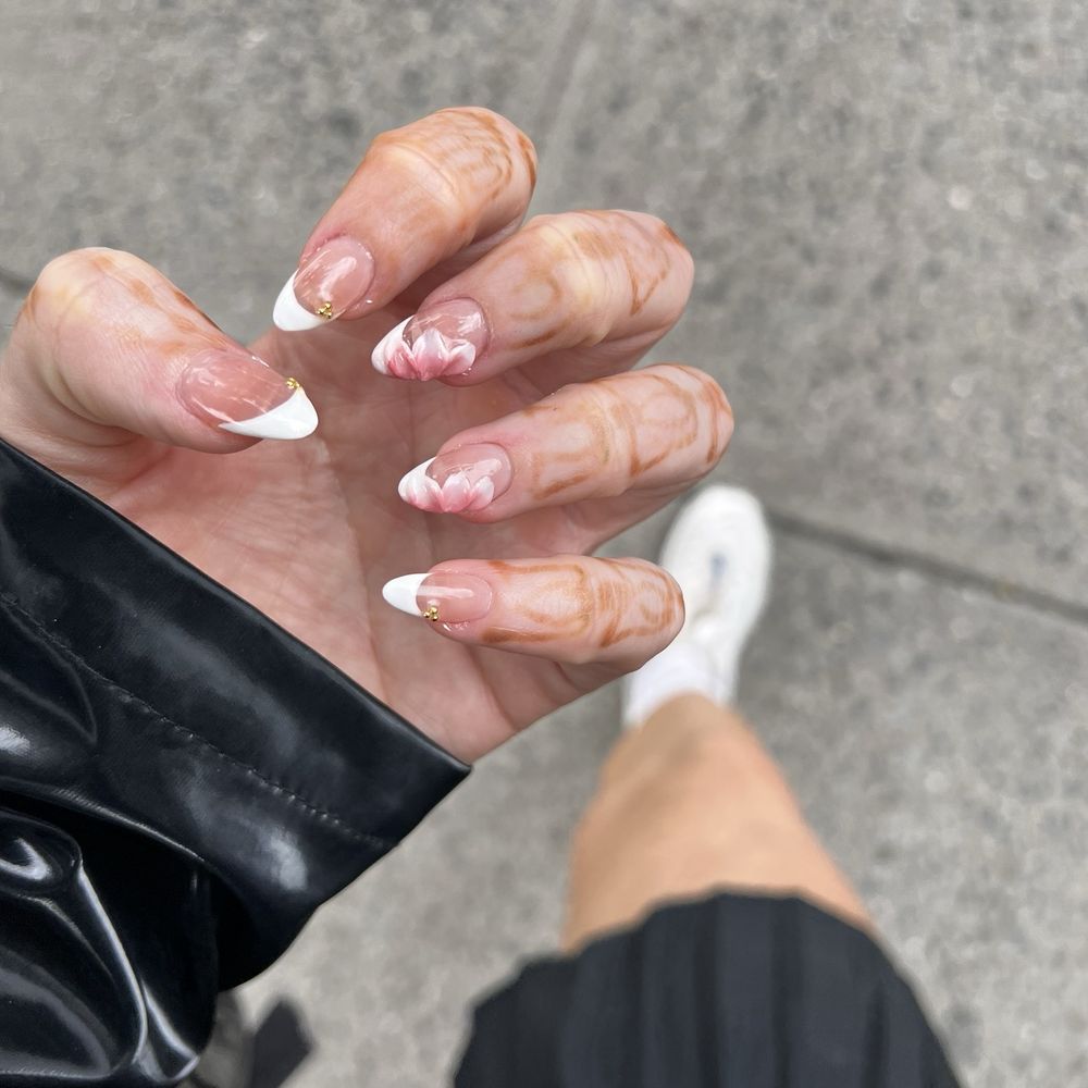 Hard gel with extensions Hard gel with extensions