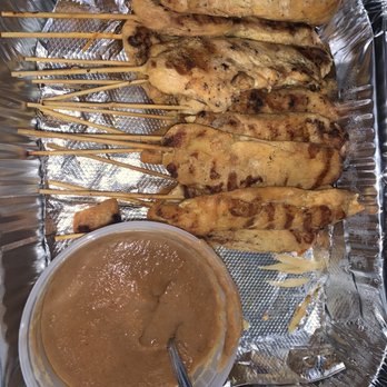 Thai E-San - 6. Chicken Satay - Thai Near Me - Corona, California Thai E-San - 6. Chicken Satay - Thai Near Me - Corona, California