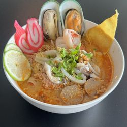 Noodles And Rice  - Special Tom Yum with seafood.