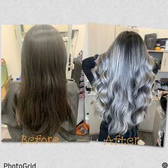 Hair by Danny - black hair to ash blonde balayage - Hair Stylists Near Me - San Jose, California Hair by Danny - black hair to ash blonde balayage - Hair Stylists Near Me - San Jose, California