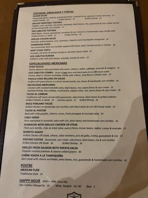 Menu photo 6 Dos Carlitos Santa Ynez, CA