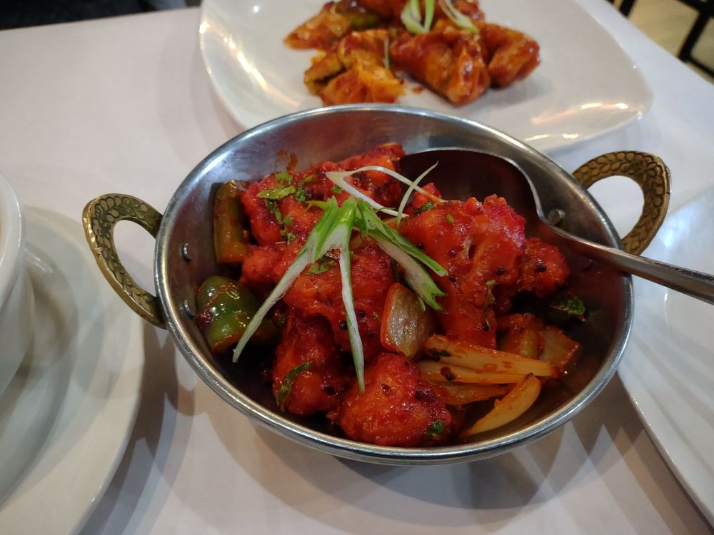 Food from Taj Indian Cuisine