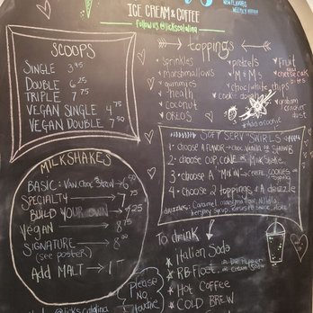 Licks Ice Cream & Coffee - Coffee & Tea Near Me - Tucson, Arizona