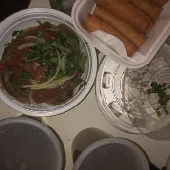 Pho Saigon Express - One size only on the soup (large) even had leftover broth - Vietnamese Near Me - Escondido, California