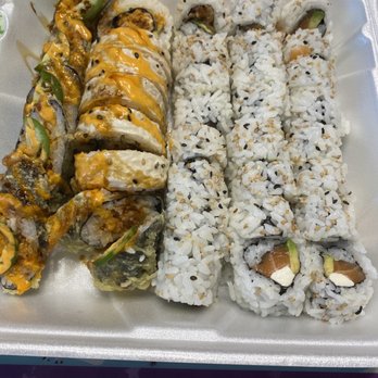Daichi Sushi and Grill - The rolls were so small they fit 5 rolls in a standard takeout container. - Japanese Near Me - Cedar Park, Texas Daichi Sushi and Grill - The rolls were so small they fit 5 rolls in a standard takeout container. - Japanese Near Me - Cedar Park, Texas