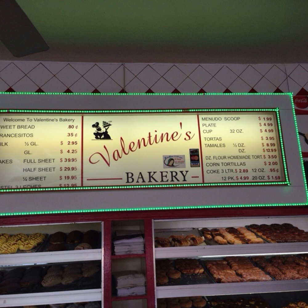 Valentine's Bakery - Menu for bakery goods - Bakeries Near Me - El Paso, Texas Valentine's Bakery - Menu for bakery goods - Bakeries Near Me - El Paso, Texas
