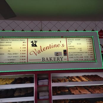 Valentine's Bakery - Menu for bakery goods - Bakeries Near Me - El Paso, Texas
