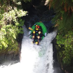 Rotorua Rafting - Completely vertical down the world's highest commercially rafted waterfall